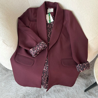 Tailored Blazer burgundy – Издължено  сако
