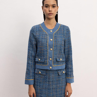 Дамски костюм Букле  „Blue Charm“ – сако и пола