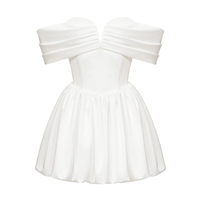 “Ivory” Елегантна сатенена рокля