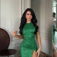 Къса парти рокля „Shine Affair“ Green