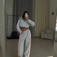 “ Urban Contrast Luxe Set “ grey - спортен екип с копчета