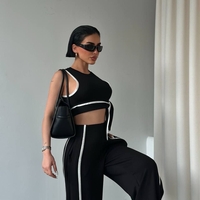 “SPORTY CHIC LINE” black - комплект топ и долнище
