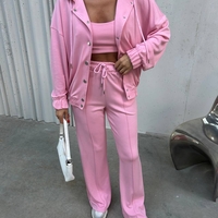 Ona Flow Set Pink - спортно-елегантен комплект от 3 части