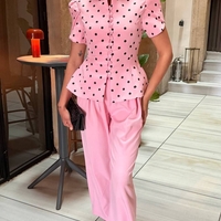 “Polka Elegance Blazer” pink - сако