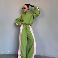 “ Urban Contrast Luxe Set “ green - спортен екип с копчета