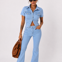 “ Denim Sky Set” - light blue - дънков комплект