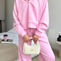 ROOV Pink Спортен широк екип от памук