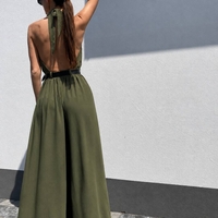 “HALTER ELEGANCE” green - гащеризон