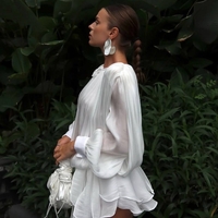 “ Ariana” white – Елегантна шифонена рокля