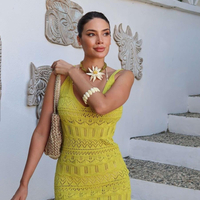 Tropica Breeze – плажна туника с презрамки Yellow