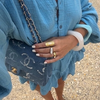 Summer Breeze blue- Муселинова рокля с шорти