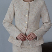 “ Paris Elegance”   Beige – елегантен комплект сако и пола