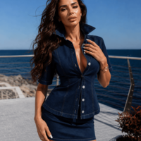 “ Denim Bianca Set “ blue - дънков сет
