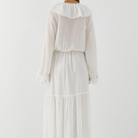 Дълга Риза-Рокля “Breeze Tie” white