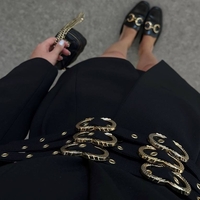 Blazer “Power Line” Black – с 3 колана и изваяни рамене