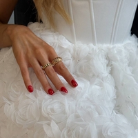 “Rosa Blanche” – 3D Floral Corset Dress