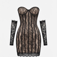 “Aria Noir Lace Dress “ дантелена рокля