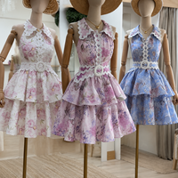 “ Floral Belle” pink - Рокля