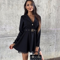 “  Bellissima” black – рокля с панталонки с дантела