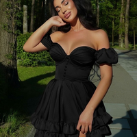 Рокля “Барби” – корсетна елегантност Black