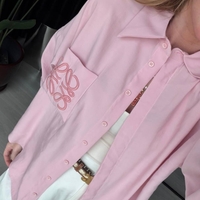 “Loewe Style” pink - Oversize риза
