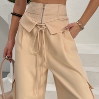 “Corset Cargo” Beige - панталон