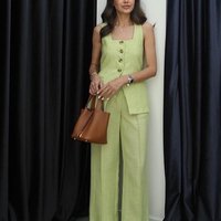 URBAN CHIC Комплект елек и панталон green