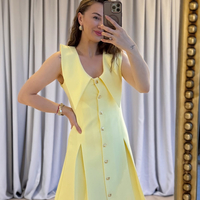 Luxe Dress в жълто