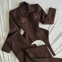 Chocolate Muse – Костюм от сако, корсет и панталон
