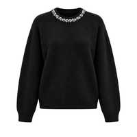 “ Pearl Grace Sweater “ black - Пуловер