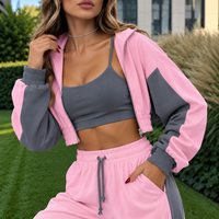 “ Velour for you “ pink - спортен екип 3 части