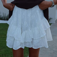 „Romantic Layers“ White - пола с дантела