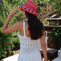 Tropica Breeze – плажна туника с презрамки White