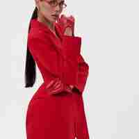 “Scarlet” Power Blazer Dress