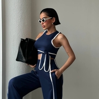“SPORTY CHIC LINE” blue - комплект топ и долнище