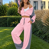 “ Velour for you “ pink - спортен екип 3 части
