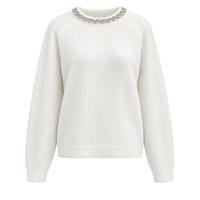 “ Pearl Grace Sweater “ white - Пуловер