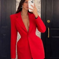 “Scarlet” Power Blazer Dress