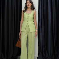 URBAN CHIC Комплект елек и панталон green