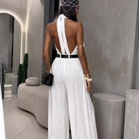 “HALTER ELEGANCE” white - гащеризон