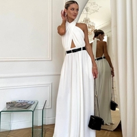 “HALTER ELEGANCE” white - гащеризон