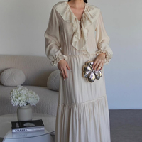 Ефирна Рокля “Breeze Tie” ekru