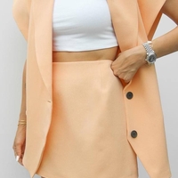 “Bold Elegance” Orange - Елегантен костюм