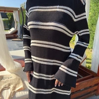 Oceana Backless black – дълга плажна рокля с отворен гръб