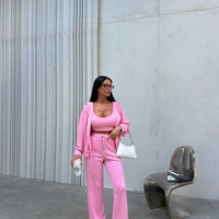 Ona Flow Set Pink - спортно-елегантен комплект от 3 части