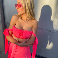 Рокля тип Корсет Pink