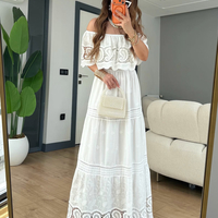 “Mykonos “ Бяла макси рокля