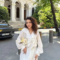 “ Breeze Tie” white - Ефирна Рокля