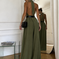 “HALTER ELEGANCE” green - гащеризон