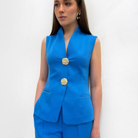 GOLD BUTTON Blue Костюм елек и панталон